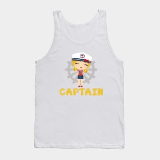 Captain girl (yellow) Tank Top